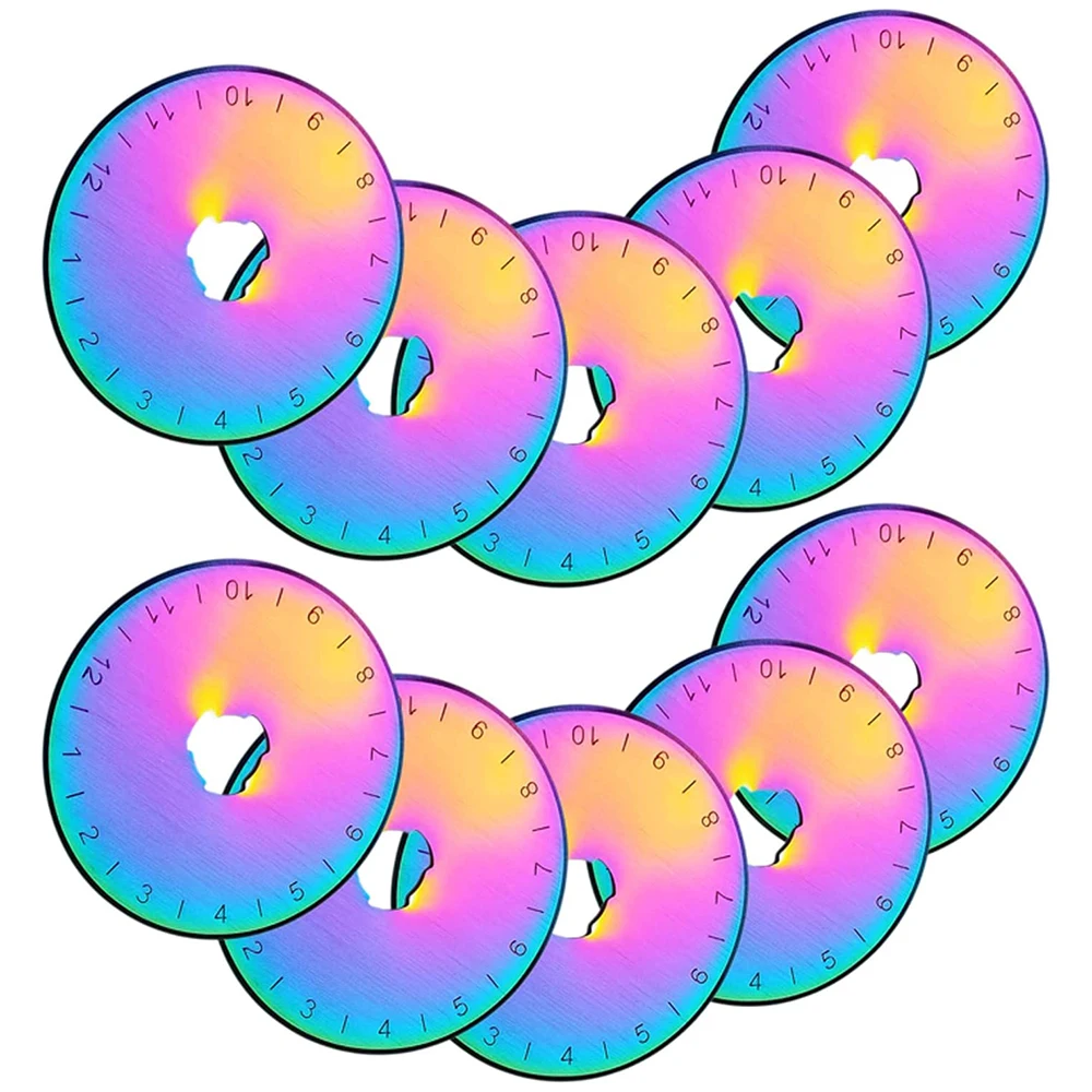 Rotary Cutter Fabric - 10Pcs 45mm 로터리 커터 블레이드 DIY