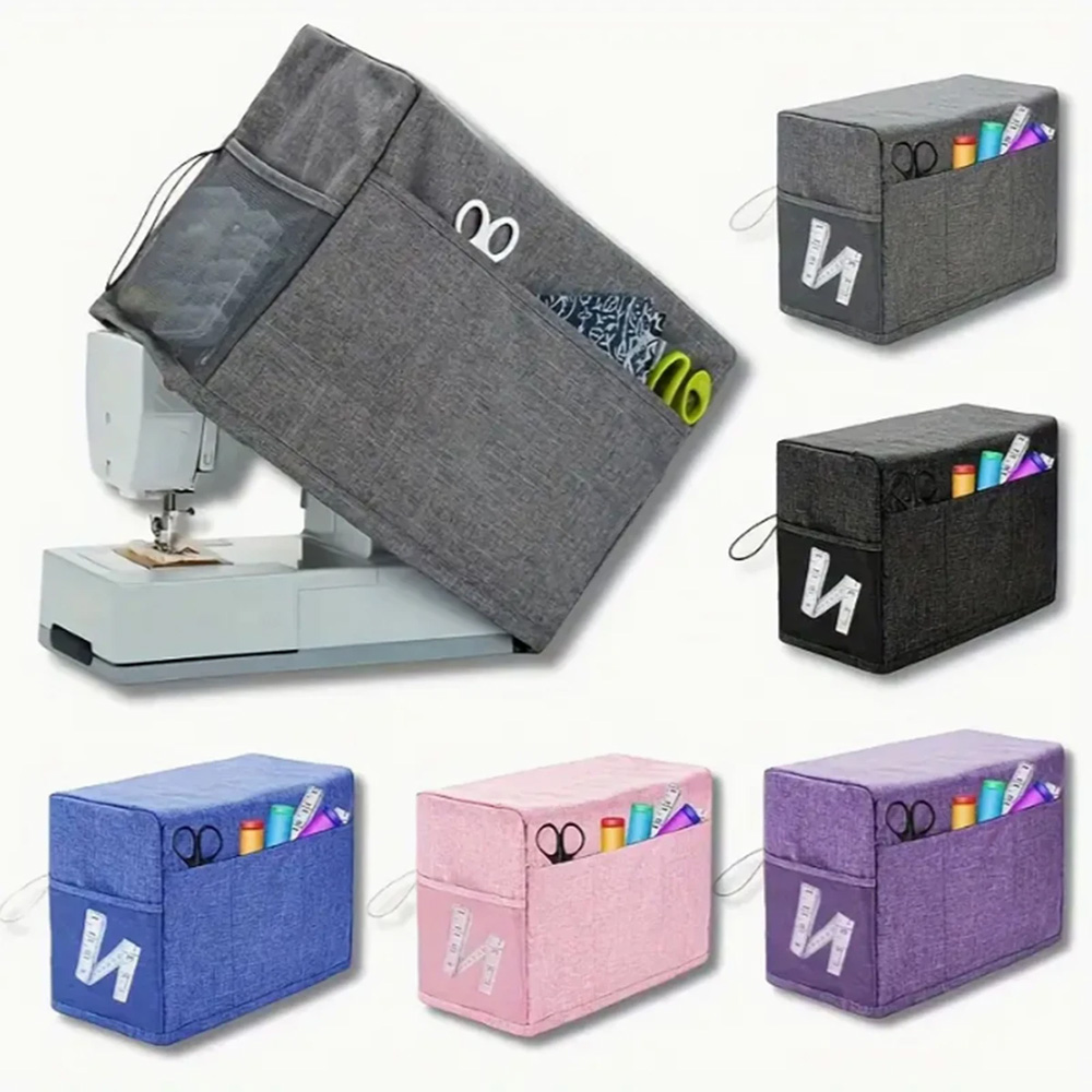 Textile Sewing Machines - 보관용 포켓 및 측면 손잡이가 있는