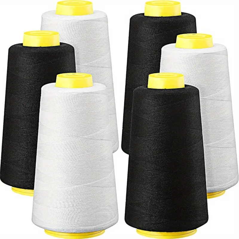 Serger Thread Cone - 검정색 오버록 실 콘 3개 +