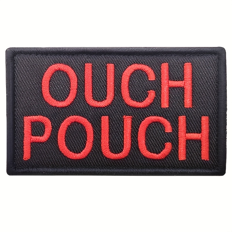 Velcro Sew On - 벨크로 패치 와펜 Ouch 파우치 자수