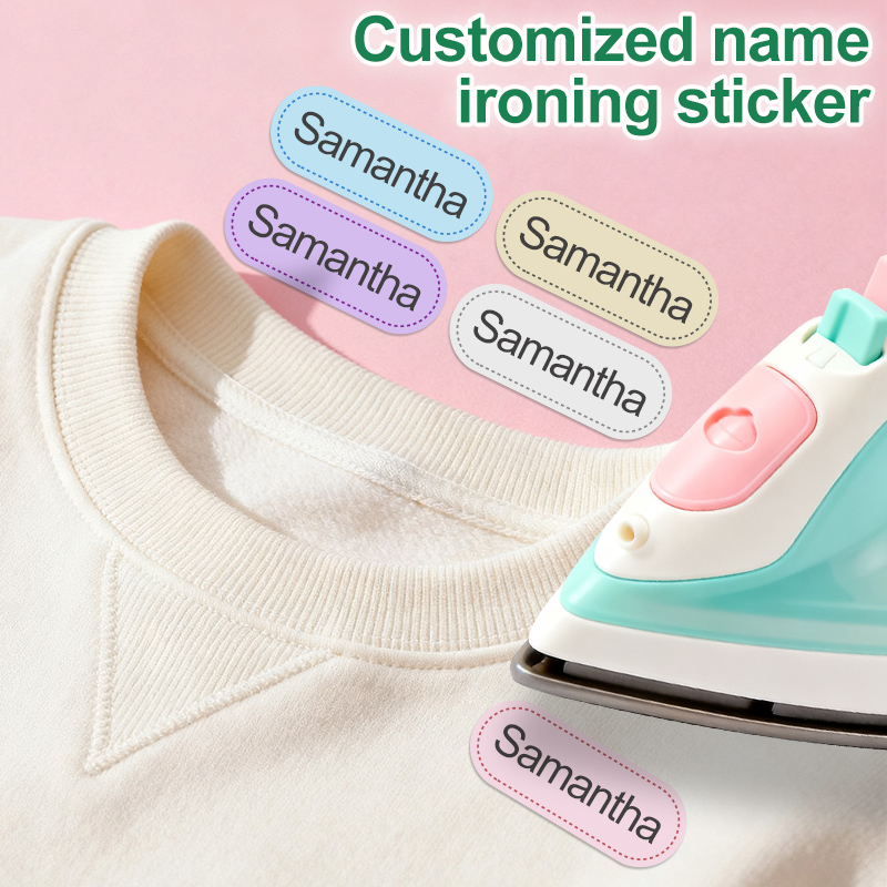 Sewing Labels - 다림질용 라벨-면용-학교, 스포츠, 클럽, 요양원용, 의류용,