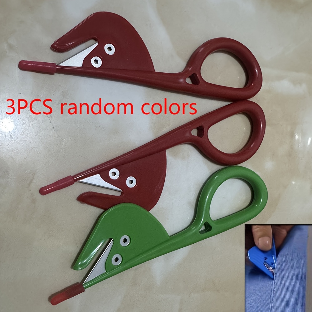 Seam Ripper Tool - 3pcs 플라스틱 손잡이 공예 스레드 커터