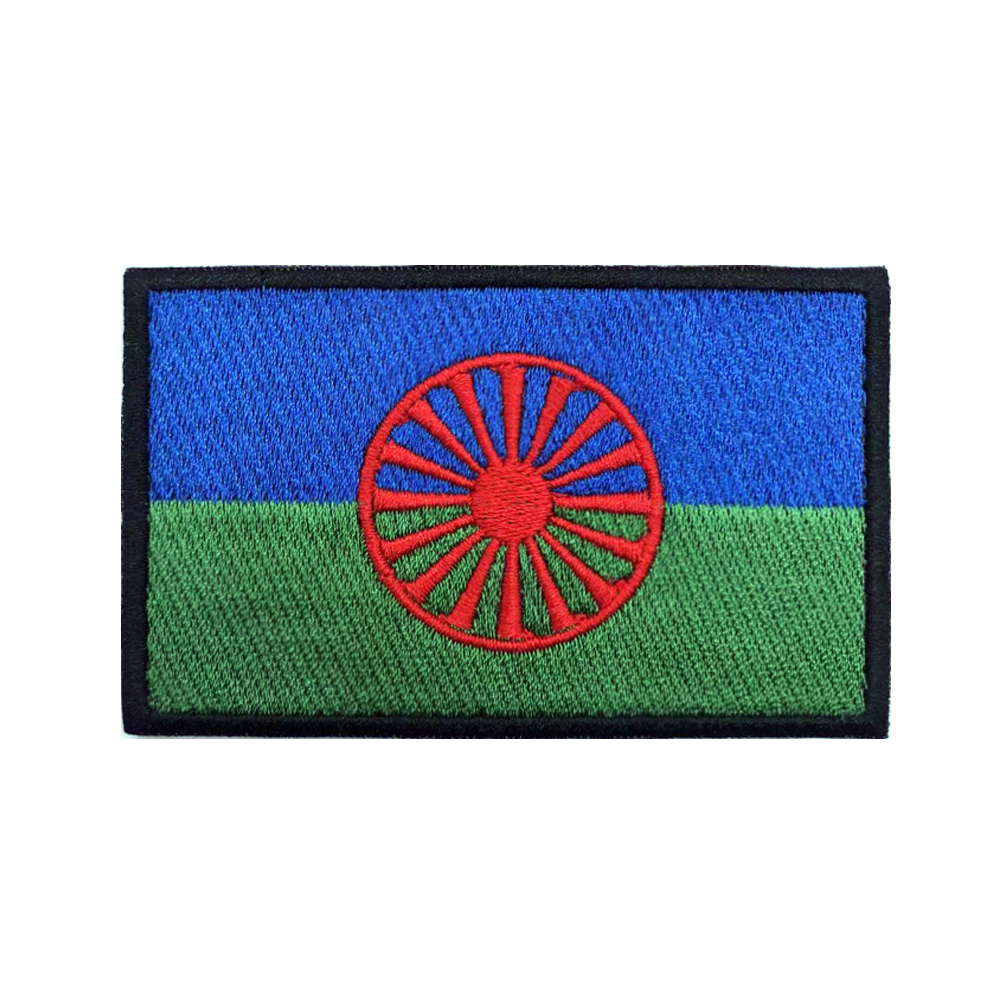 Velcro Sew On - Rom Gypsy Flag Of The Romani
