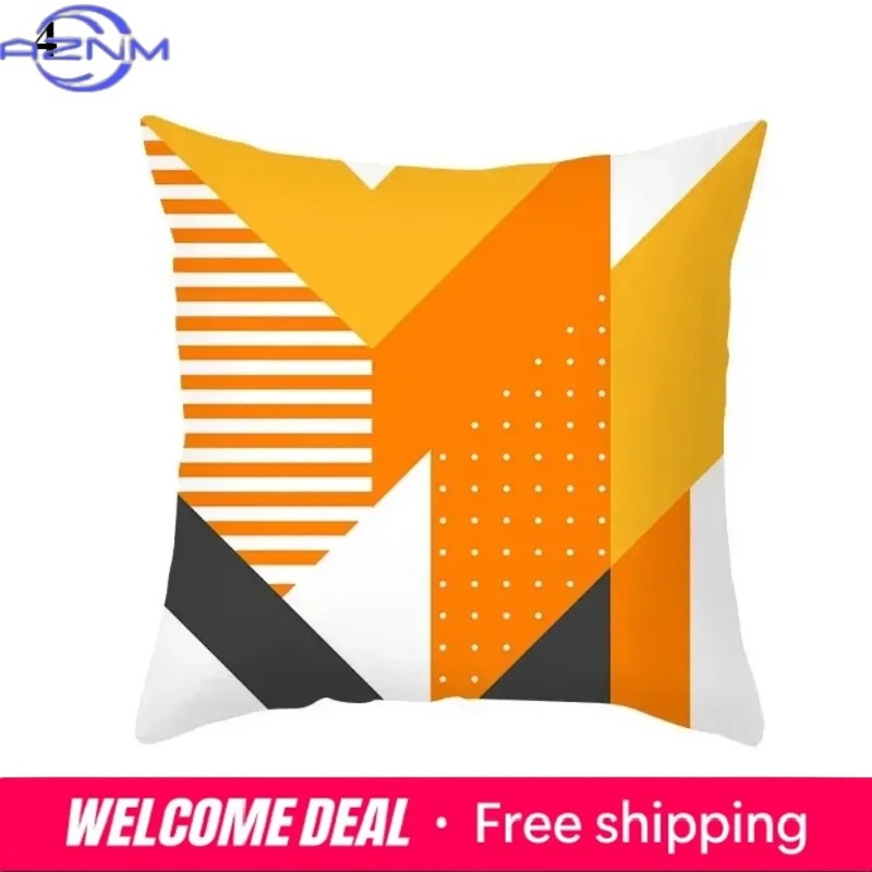 보헤미안 오렌지 추상 쿠션 커버, 미드 센추리 모던 미 - Century Textile & Sewing Supply Avenue C North Saskatoon Sk 리뷰 및 가격