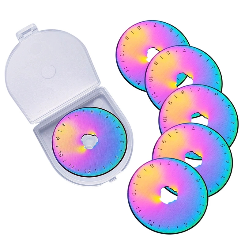 10Pcs 45mm 로터리 커터 블레이드 DIY 퀼팅  - Rotary Cutter Fabric 리뷰 및 가격