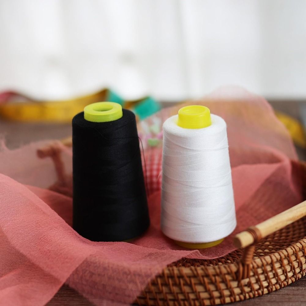 1롤 3000야드 각 롤당 100% 폴리에스터 콘 스풀 - Serger Thread Cone 리뷰 및 가격