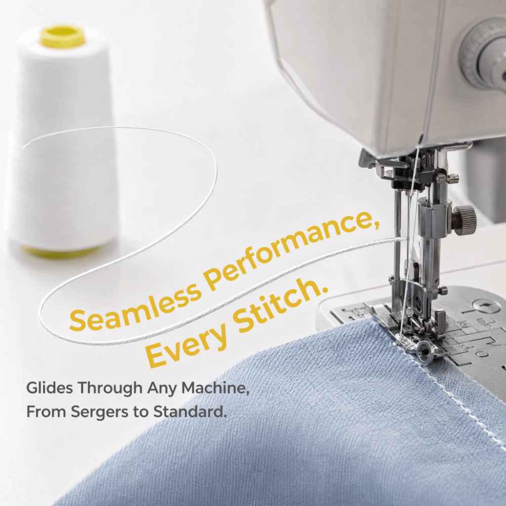 4개입 3000야드 각 세트의 서거스레드 콘, 흰색 폴 - Serger Thread Cone 리뷰 및 가격