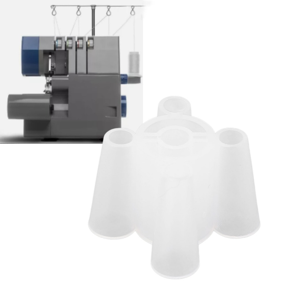 플라스틱 재봉틀 실 어댑터 투명 흰색 콘 실 어댑터 실 - Serger Thread Cone 리뷰 및 가격
