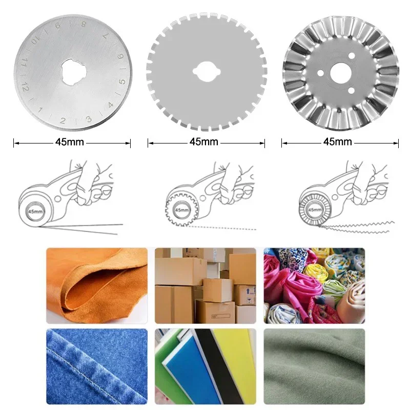 45MM 롤러 휠 나이프 천 절단 나이프 가죽 종이 직 - Rotary Cutter Fabric 리뷰 및 가격