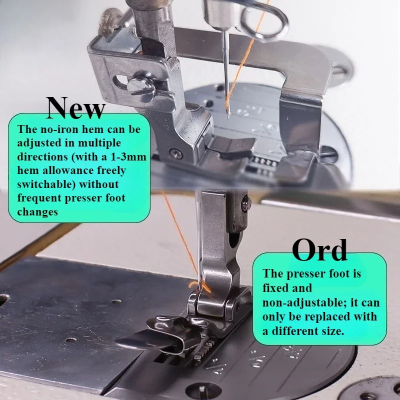 평판 재봉틀용 조절 가능한 노아이언 헤머풋, 평판 재봉 - Textile Sewing Machines 리뷰 및 가격