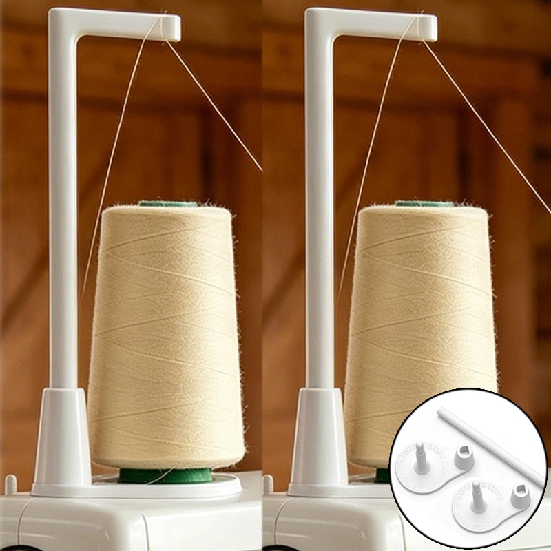 1-5개 범용 재봉틀 실 홀더, 싱글 스풀 콘 스탠드, - Serger Thread Cone 리뷰 및 가격