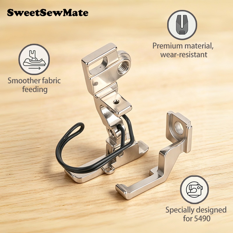 5490 워킹풋 헤밍 프레서풋 B1524-491 우측  - Textile Sewing Machines 리뷰 및 가격