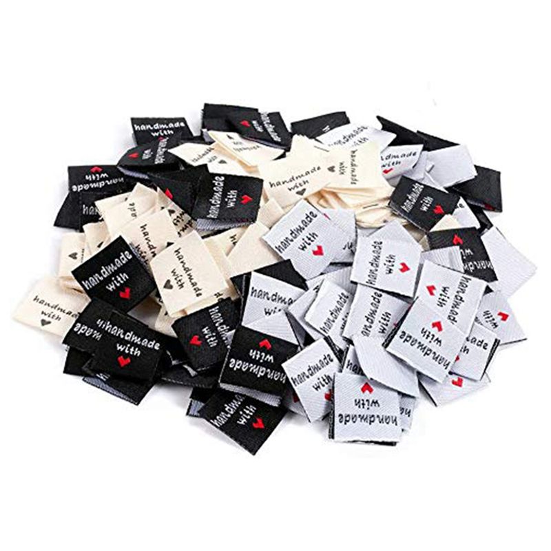 A02M-300 Pcs 손으로 만든 바느질로 꿰매는 직 - Sewing Labels 리뷰 및 가격