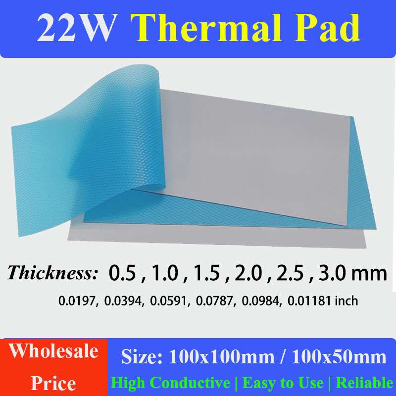22W/mk 100x100mm 소프트 열전도 패드 시트 - Fabric Softener Sheet 리뷰 및 가격