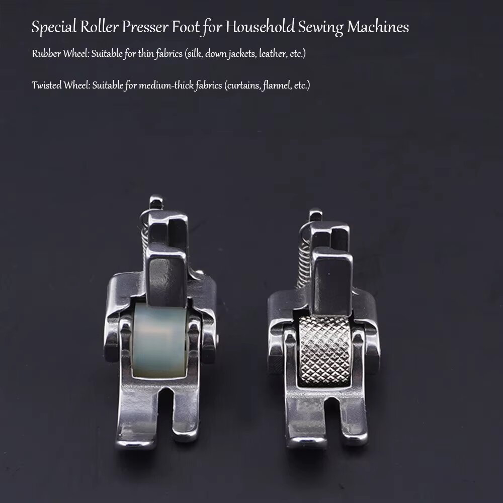 구식 발바퀴식 재봉틀용 올스틸 롤러 프레서풋, 버터플라 - Textile Sewing Machines 리뷰 및 가격