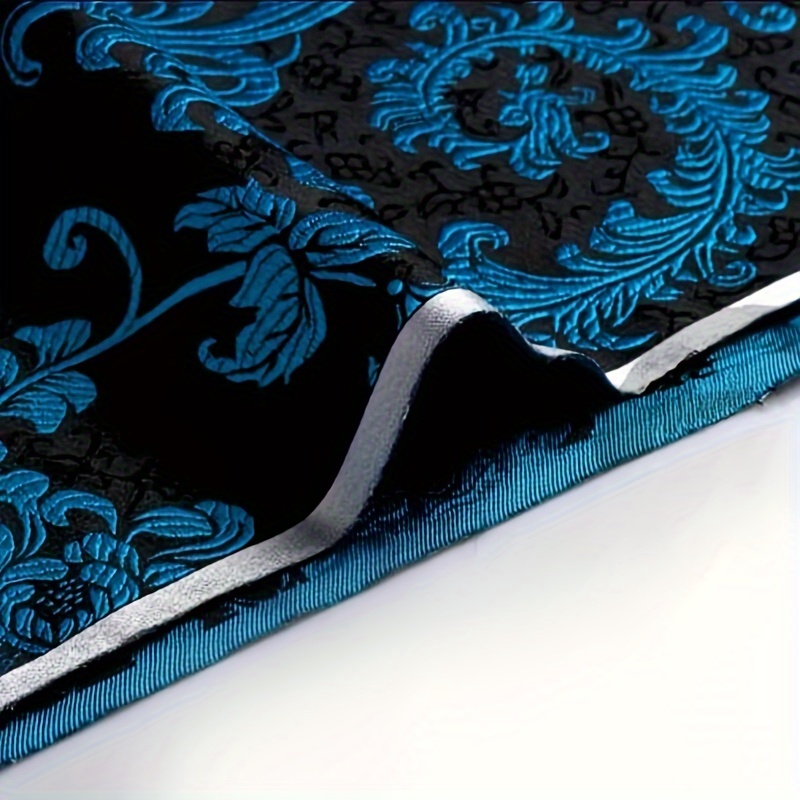 3D 블루 피닉스 테일 브로케이드 원단 — 의류, DI - Sewing Fabric 리뷰 및 가격