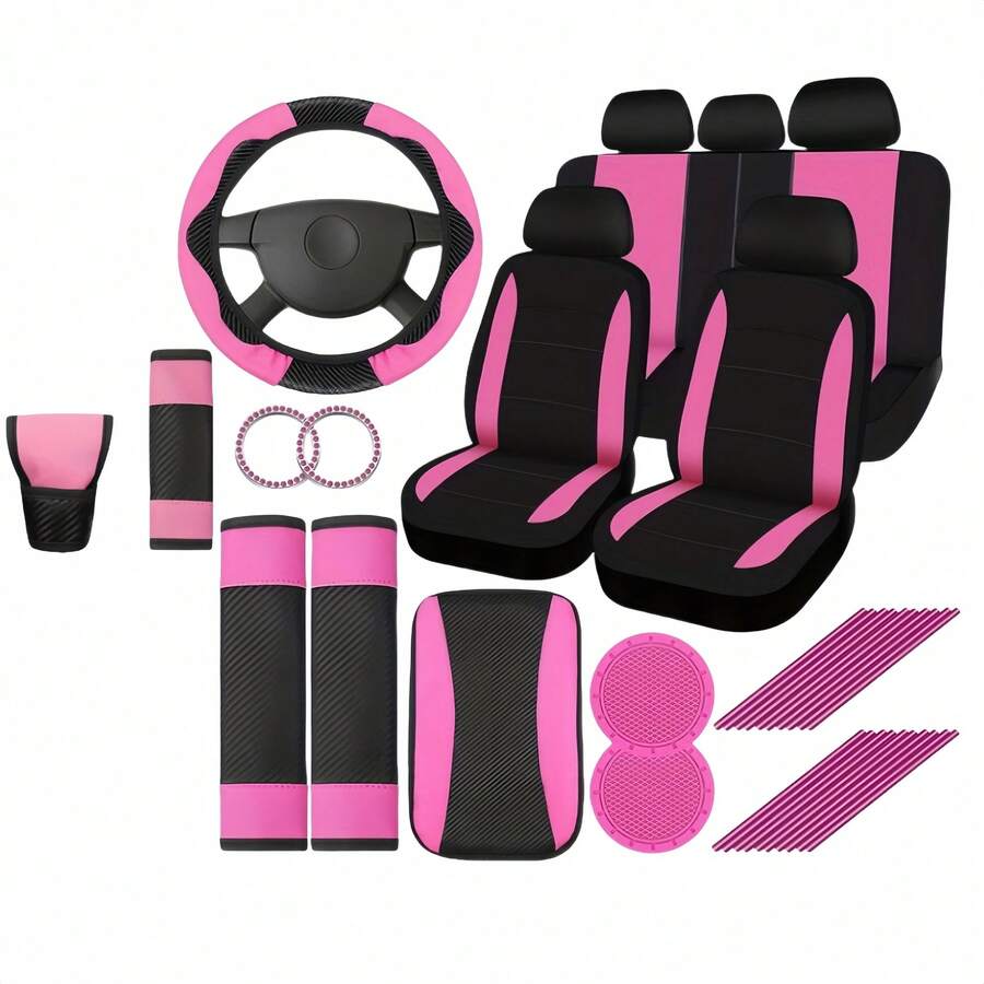 여성에게 적합, 폴리에스터 자동차 시트 커버, PU 가 - Shoulder Pad Set In 리뷰 및 가격