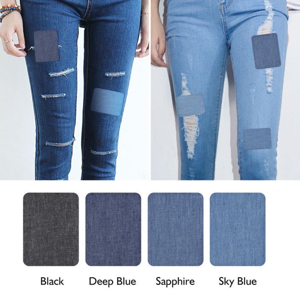 20Pcs 데님 컷 조각 철 패브릭 패치에 DIY 직사 - Velcro Sew On 리뷰 및 가격