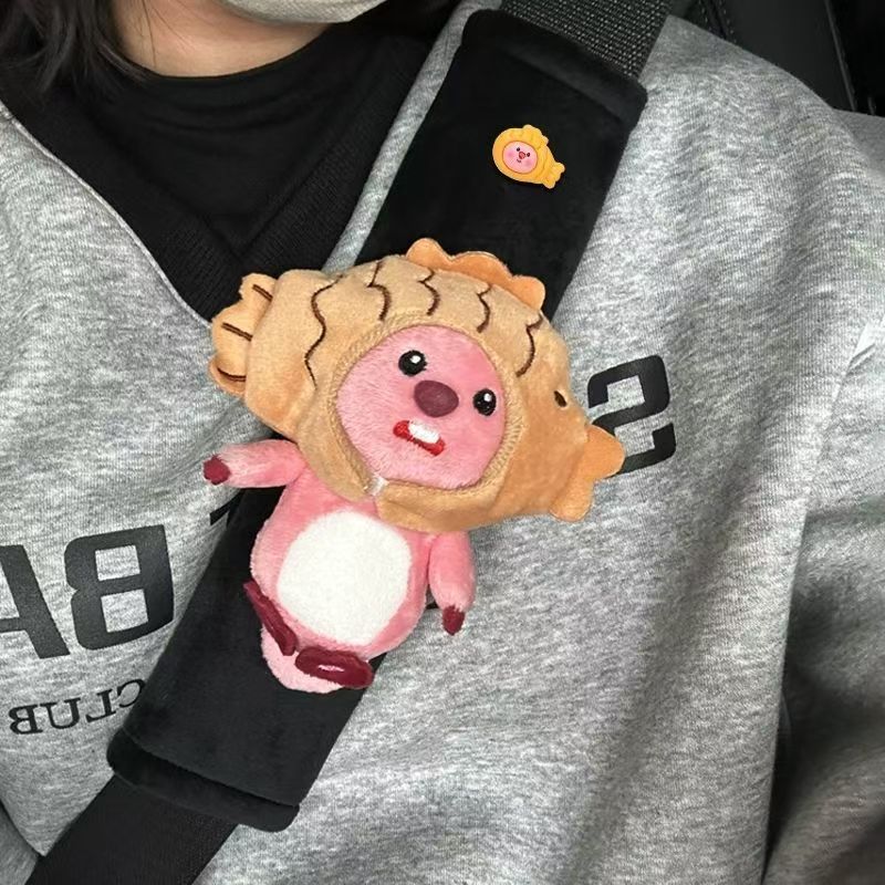 카시트 안전벨트 장식 플러시 비버 블랙 안전벨트 어깨  - Shoulder Pad Set In 리뷰 및 가격